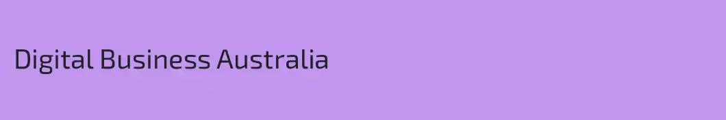 Digital Business Australia